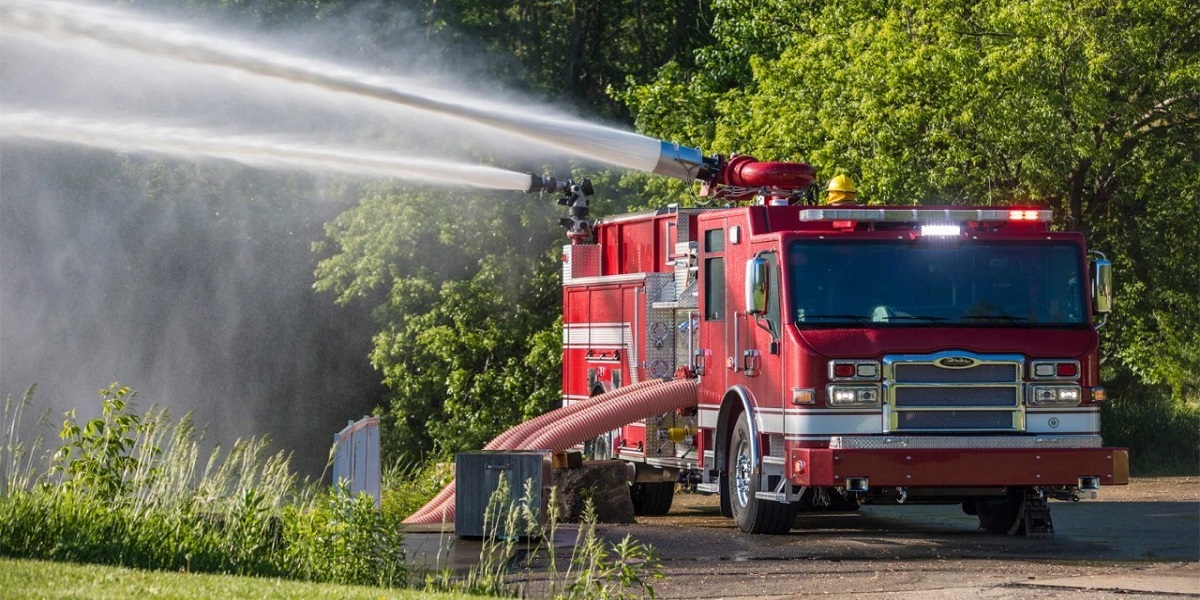 mini pumper fire truck manufactured